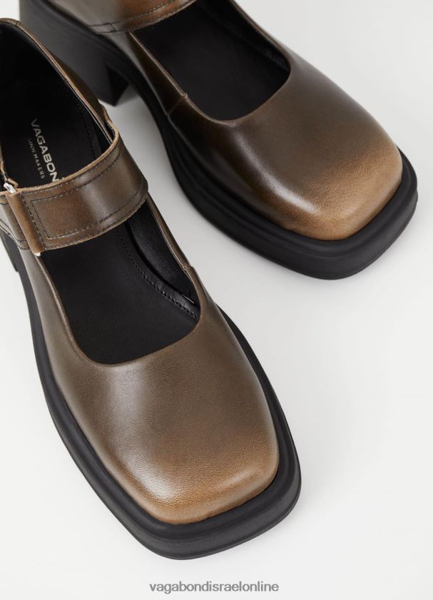 Vagabond חום מברשת עור נשים משאבות דורה 4NN08F100 הַנעָלָה