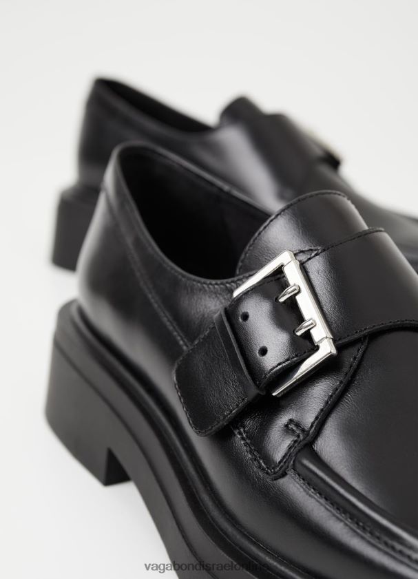 Vagabond עור שחור נשים לופר של איירה 4NN08F150 הַנעָלָה