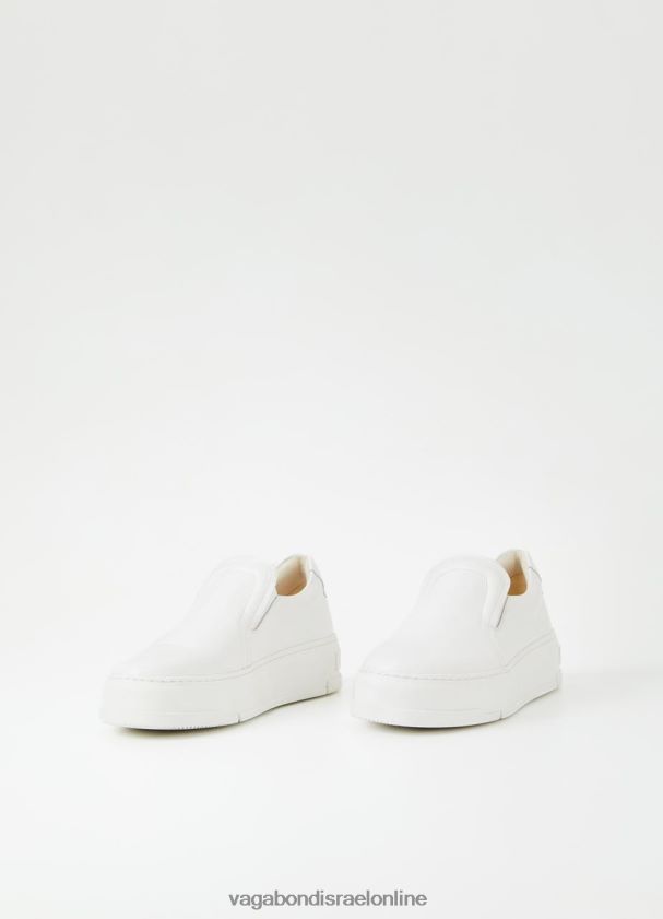 Vagabond עור לבן נשים נעלי ספורט של ג'ודי 4NN08F184 הַנעָלָה