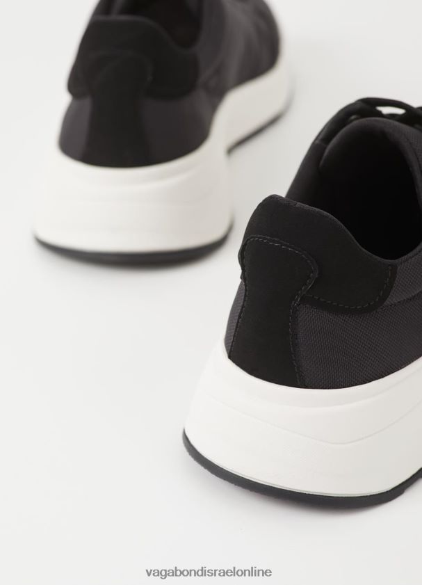 Vagabond טקסטיל שחור נשים נעלי ספורט של ג'נסה 4NN08F186 הַנעָלָה