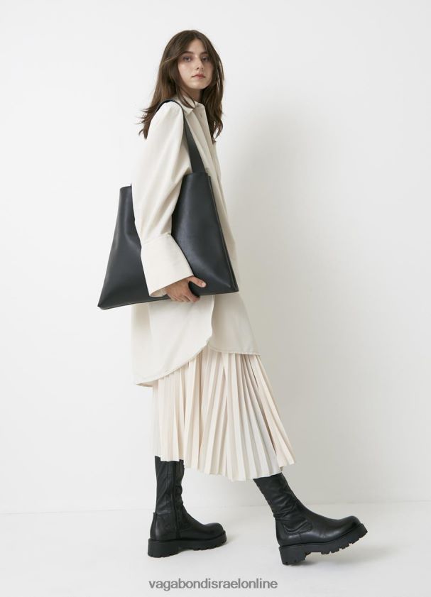 Vagabond עור שחור לִשְׁנֵי הַמִינִים תיק מילזו 4NN08F250 אבזר