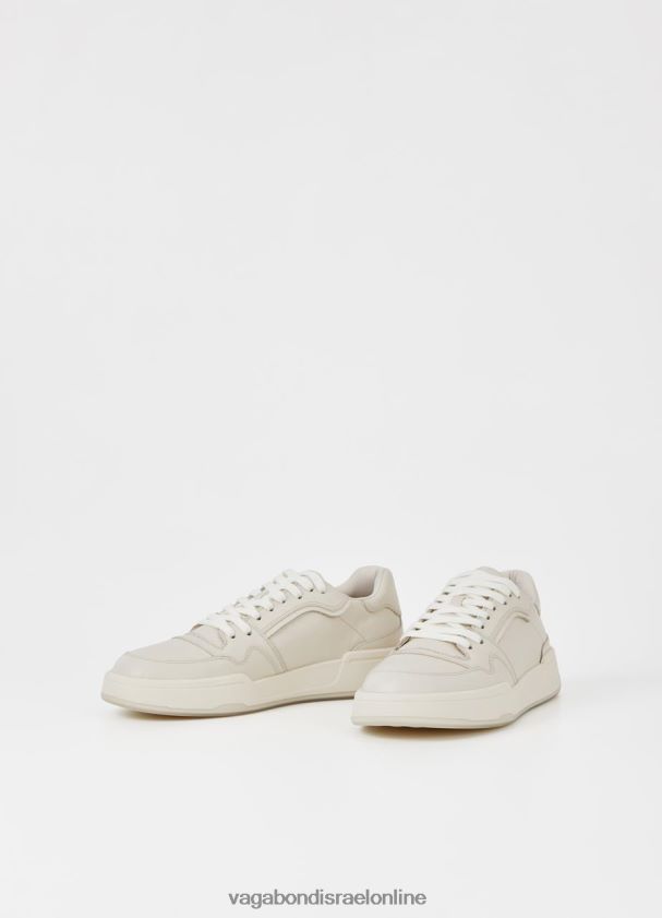 Vagabond עור לבן גברים נעלי ספורט של סדריק 4NN08F268 הַנעָלָה