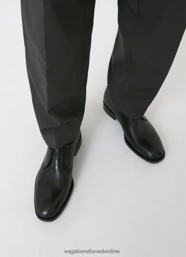 Vagabond עור שחור גברים נעלי פרסי 4NN08F286 הַנעָלָה