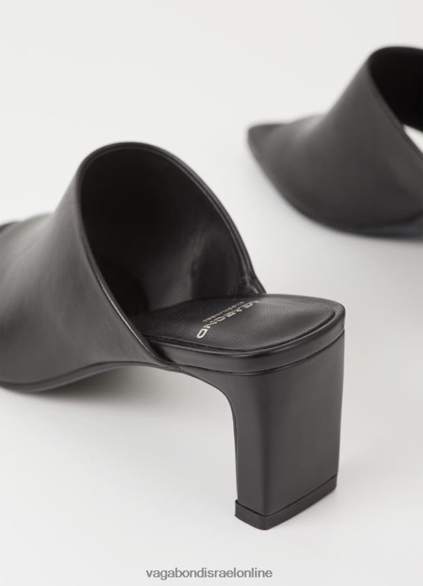 Vagabond עור שחור נשים סנדלי לואיזה 4NN08F77 הַנעָלָה