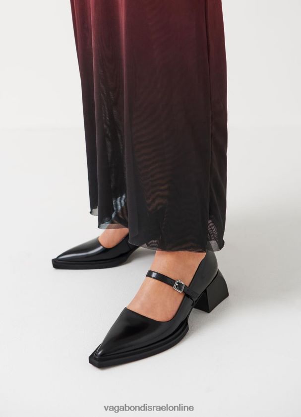 Vagabond עור מלוטש שחור נשים משאבות ויויאן 4NN08F98 הַנעָלָה