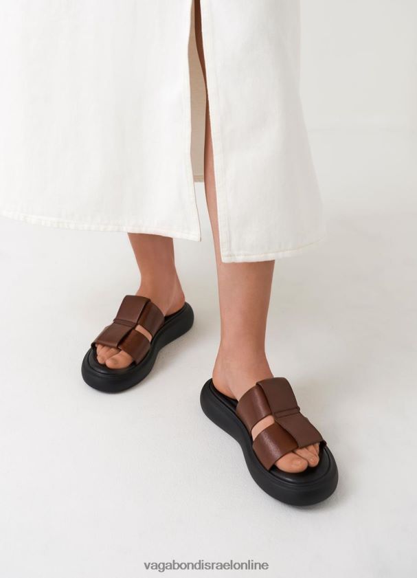 Vagabond עור חום נשים סנדלי blenda 4NN08F85 הַנעָלָה