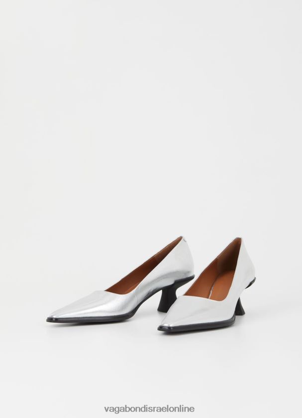 Vagabond עור מתכתי כסוף נשים משאבות tilly 4NN08F113 הַנעָלָה